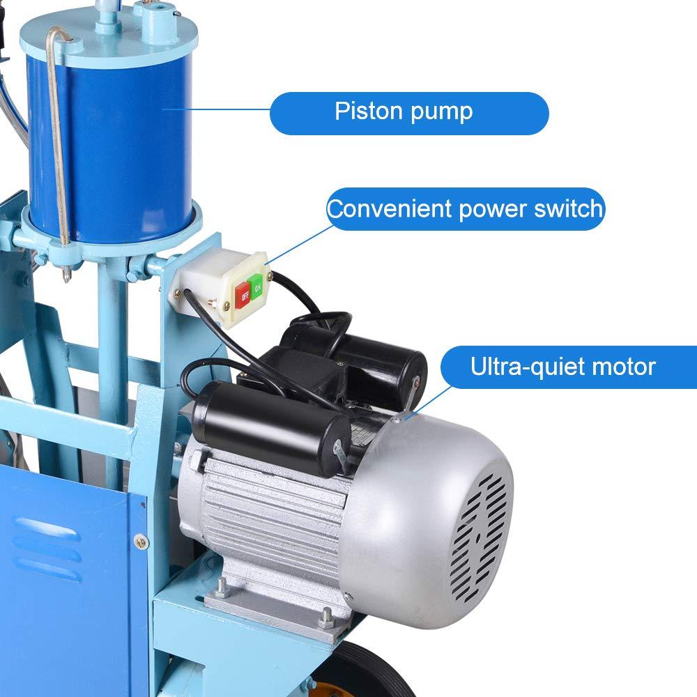 Electric MilMachine, funchic 25L Milker Machine with 304  Steel Bucket for Farm Cows 110V