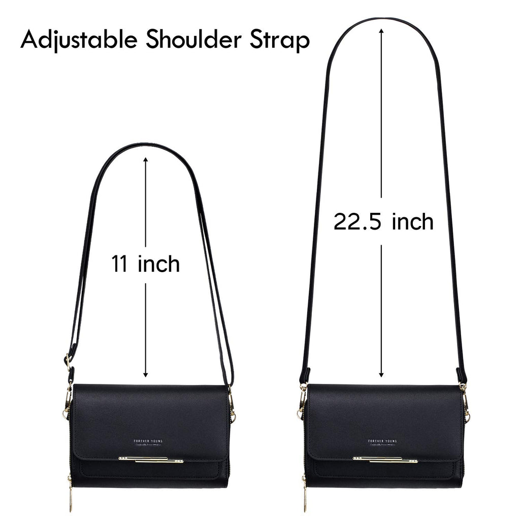 Roulens Small Crossbody Shoulder Bag For Women,Cellphone Bags Card Holder Wallet Purse And Handbags