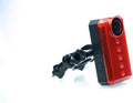 Bike Camera Kit: 1. LED Tail Light, Full HD Rear-View WiFi Bike Light 2. Cell Phone Bicycle Handlebar Mount. 3. 32 GB SD Card.