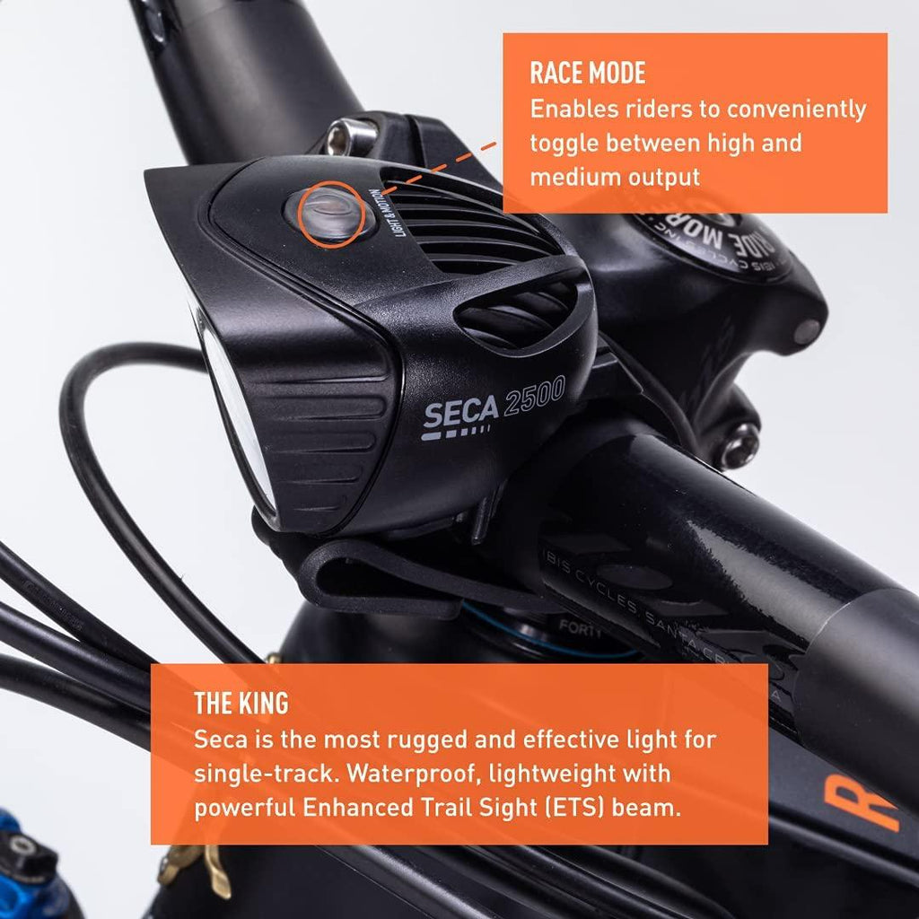 Light & Motion Seca 2500 Enduro Bike Light , Black