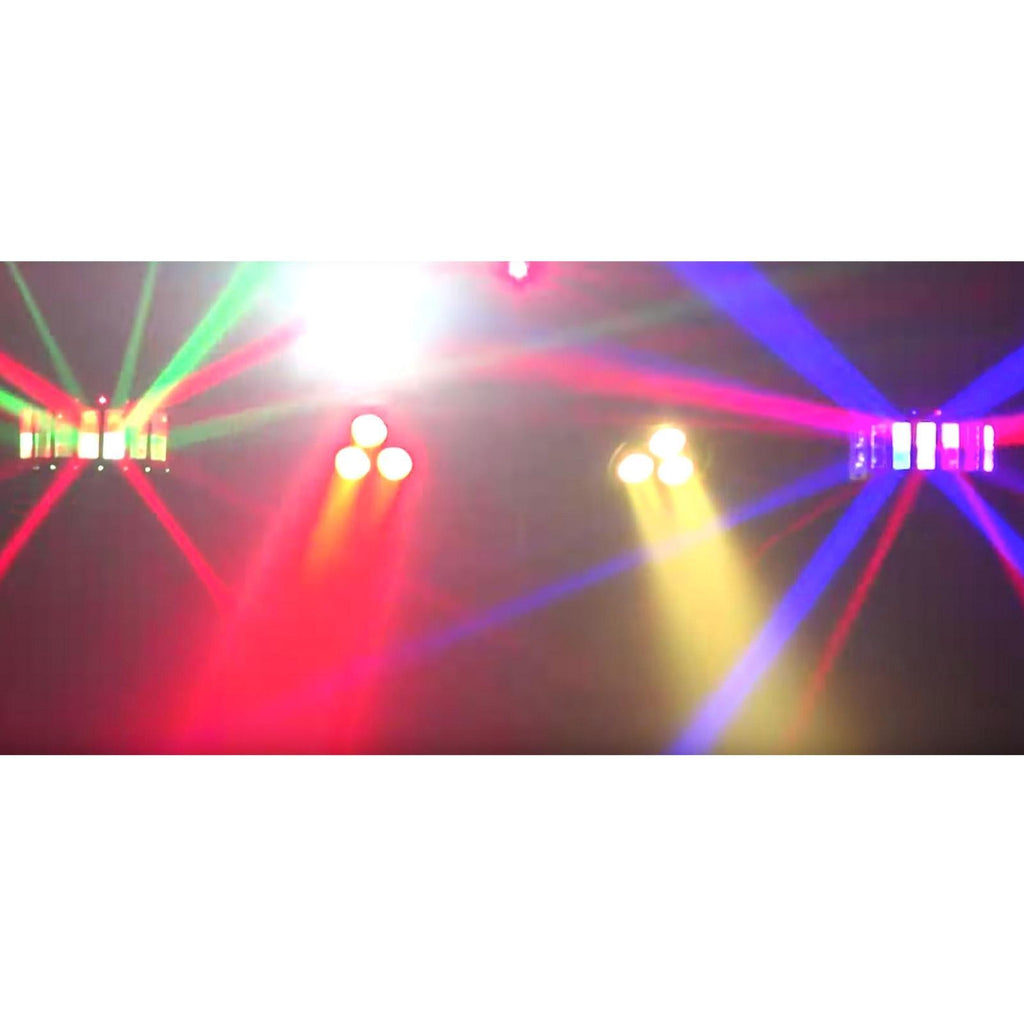 2x Chauvet DJ GigBar Move 5-in-1 Ultimate Effect Light Systems with DMX Controller & Fog Machine Package