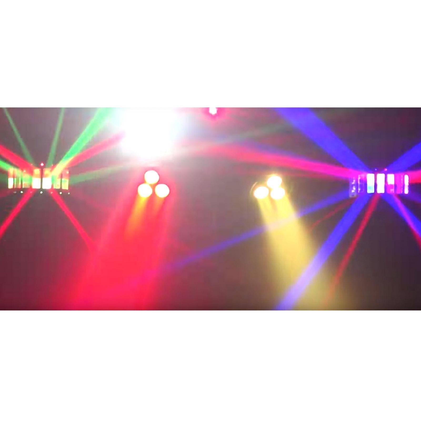 (2) Chauvet DJ GigBar Move White Effect Light Systems with Fog Machine & Programmable DMX Controller Package
