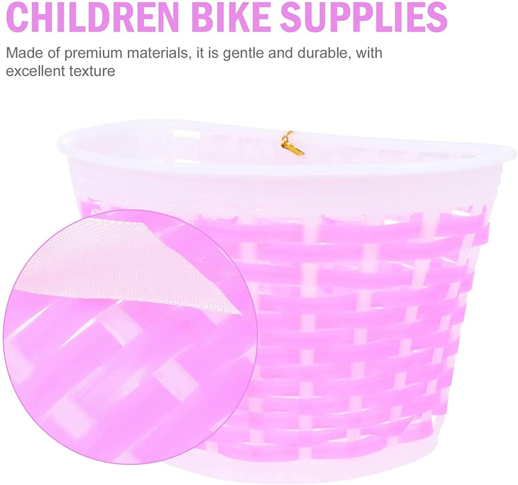 Abaodam 12 Sets of Children Bike Basket Handle Covers Pretty Ribbons Bike Accessories