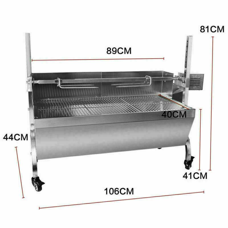 Outdoor Charcoal Pit Patio Backyard Meat Cooker Smoker BBQ Grill Garden Camp USA