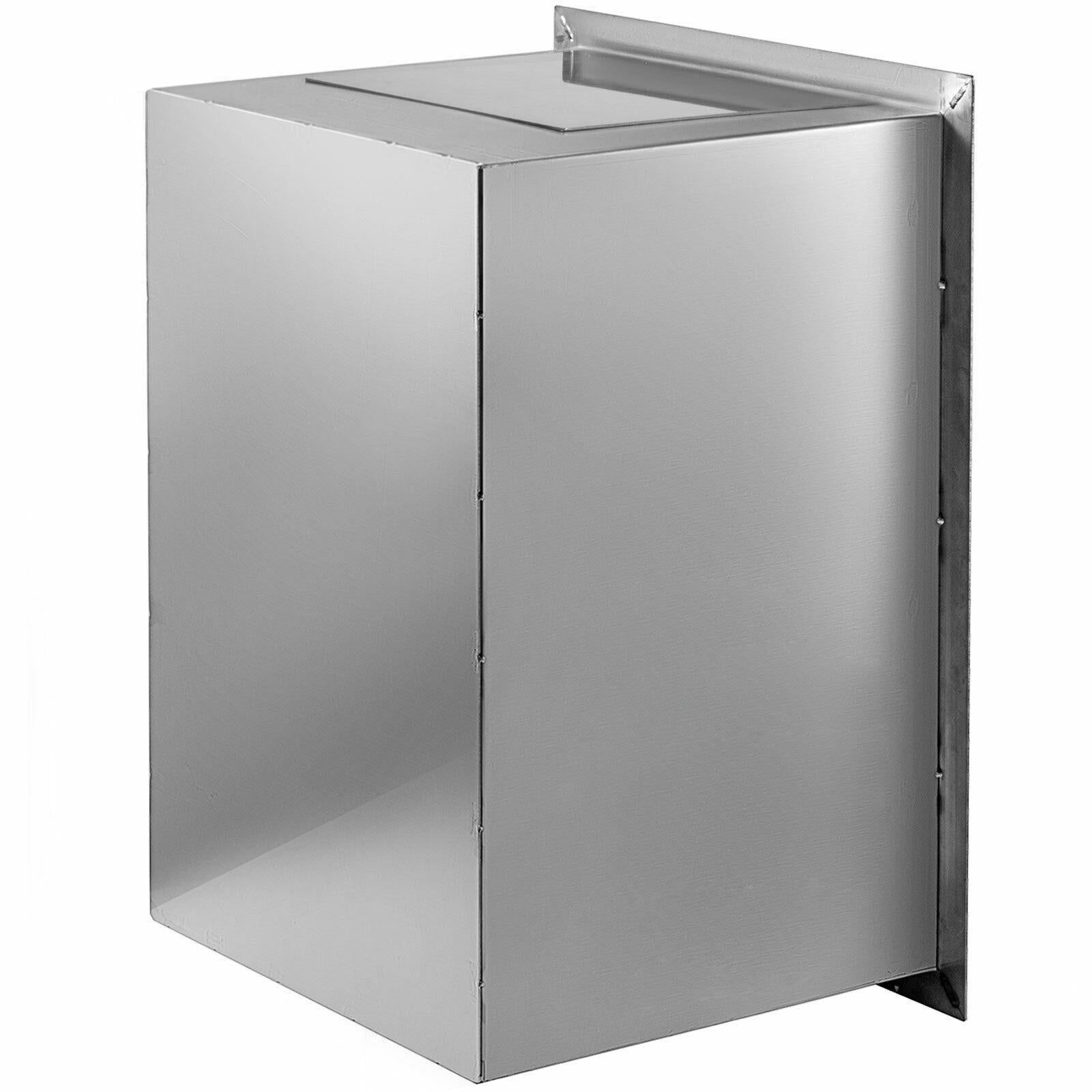Outdoor Kitchen Trash Drawer 19.7W x 26.5H with Trash Bag Ring  Steel