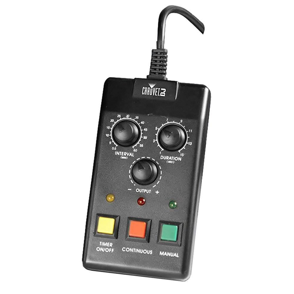 CHAUVET DJ Hurricane 1200 Fog Machine (2 Pack) + Fog Smoke Juice Fluid (2 Pack)