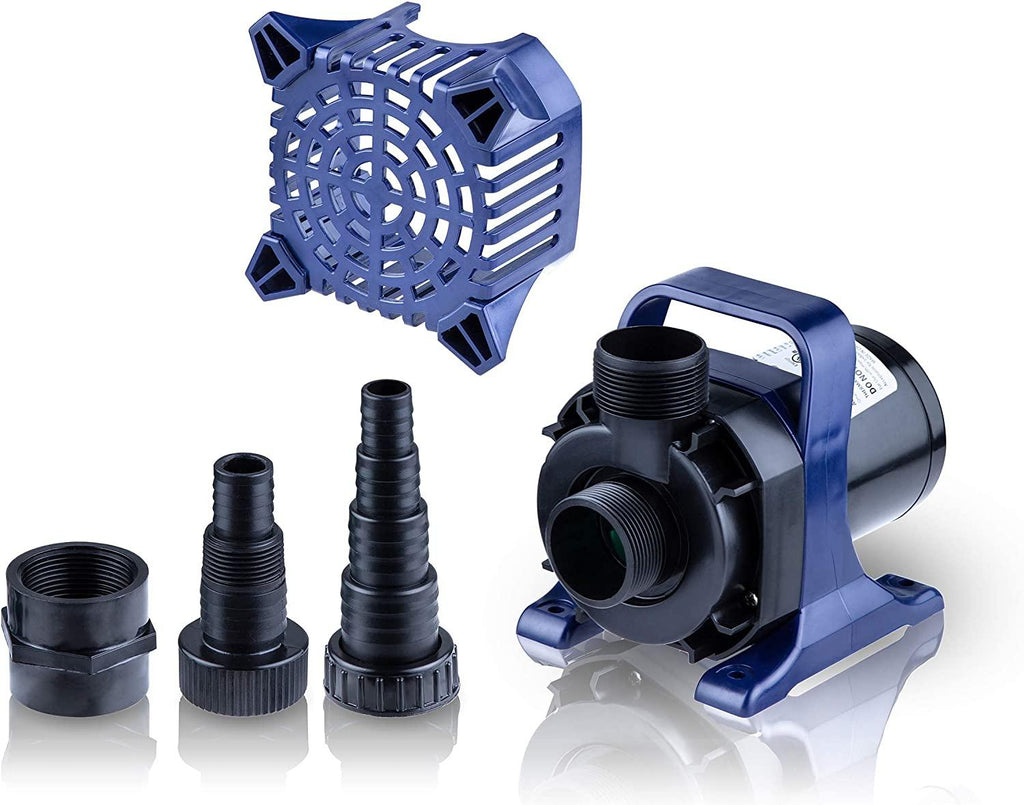 Alpine Corporation Alpine PAL2100 Cyclone Pump-2100 GPH-for Fountains, Waterfalls, and Water Circulation Pond Pump, 8"L x 5" W x 6"H, Black & Blue