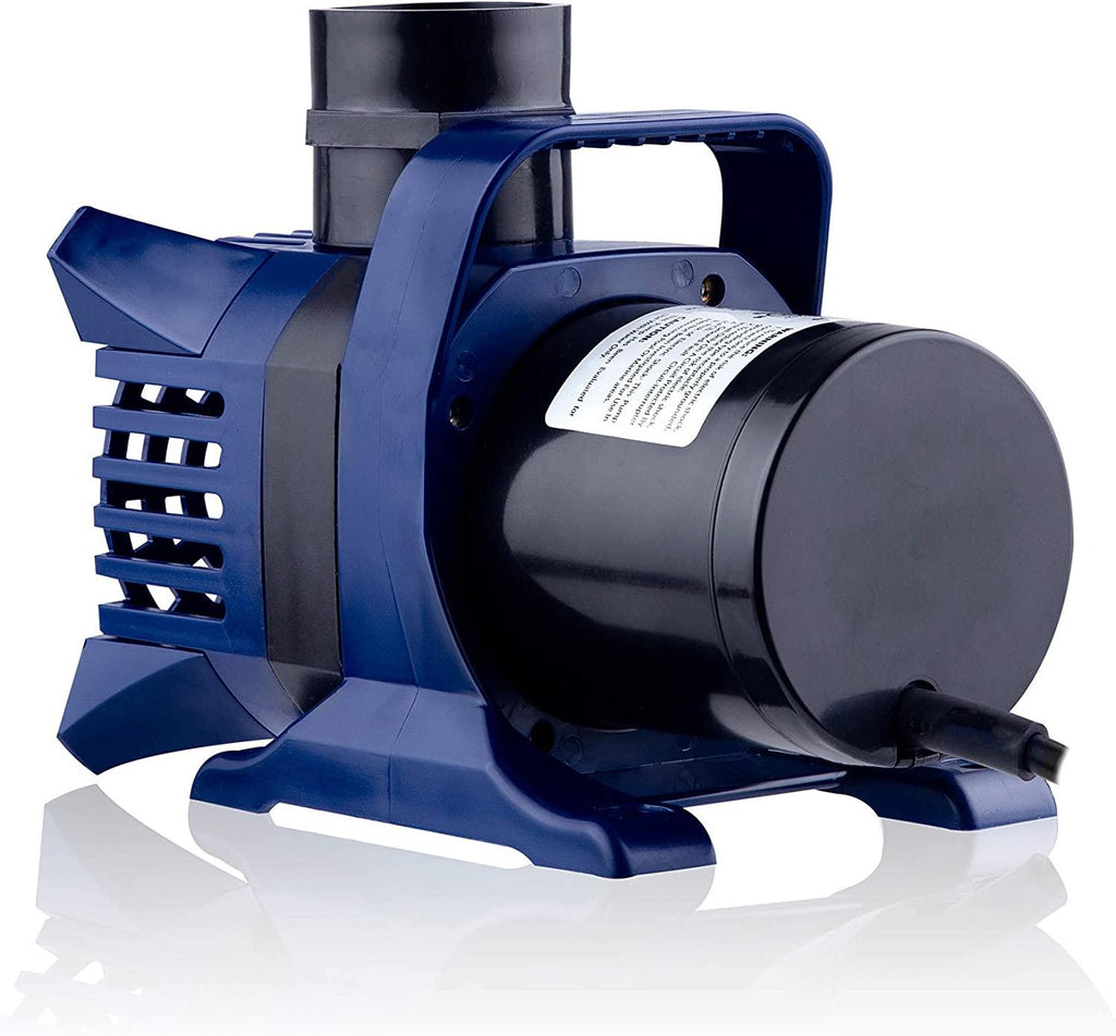 Alpine Corporation Alpine PAL2100 Cyclone Pump-2100 GPH-for Fountains, Waterfalls, and Water Circulation Pond Pump, 8"L x 5" W x 6"H, Black & Blue