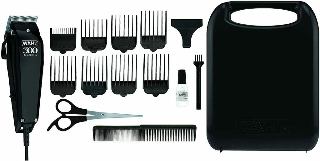 Wahl 9247-1316 Trimmer Series 300 On Storage Case Auto-Afilado 8 Combs