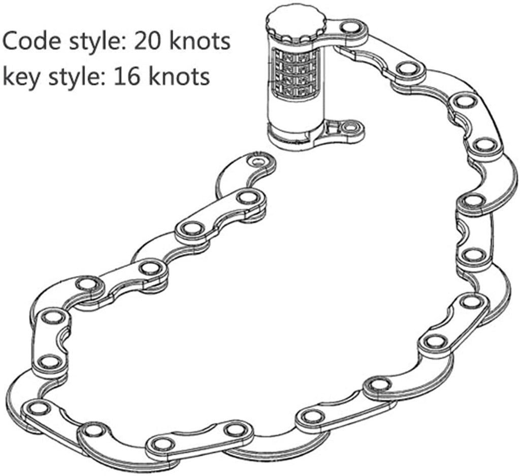 SQATDSBIKE Password Bike Bicycle Lock Mini Portable High Security Drill Resistant Lock Anti Theft Cylinder MTB Bicycle Accessories (Size : A)