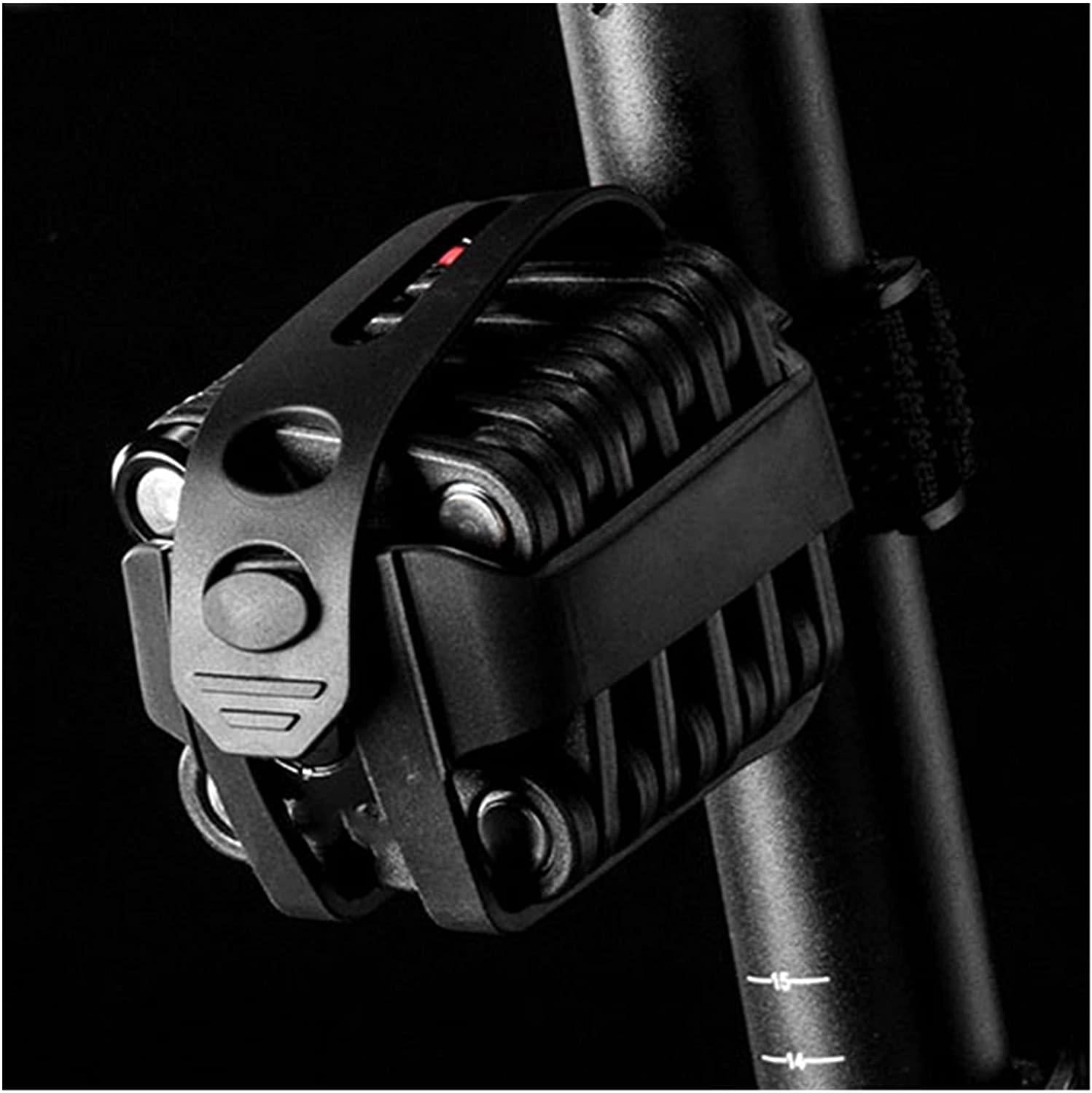 SQATDSBIKE Password Bike Bicycle Lock Mini Portable High Security Drill Resistant Lock Anti Theft Cylinder MTB Bicycle Accessories (Size : A)