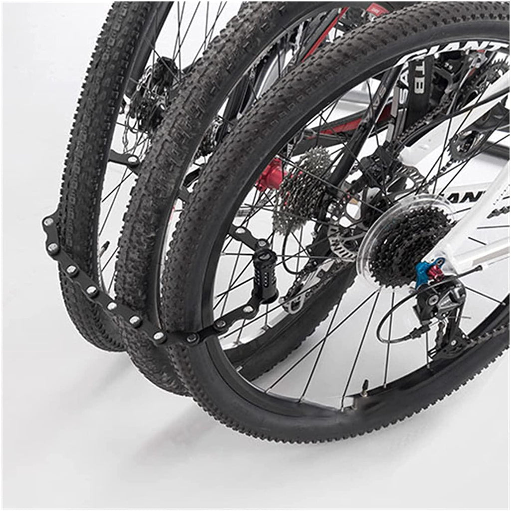 SQATDSBIKE Password Bike Bicycle Lock Mini Portable High Security Drill Resistant Lock Anti Theft Cylinder MTB Bicycle Accessories (Size : A)