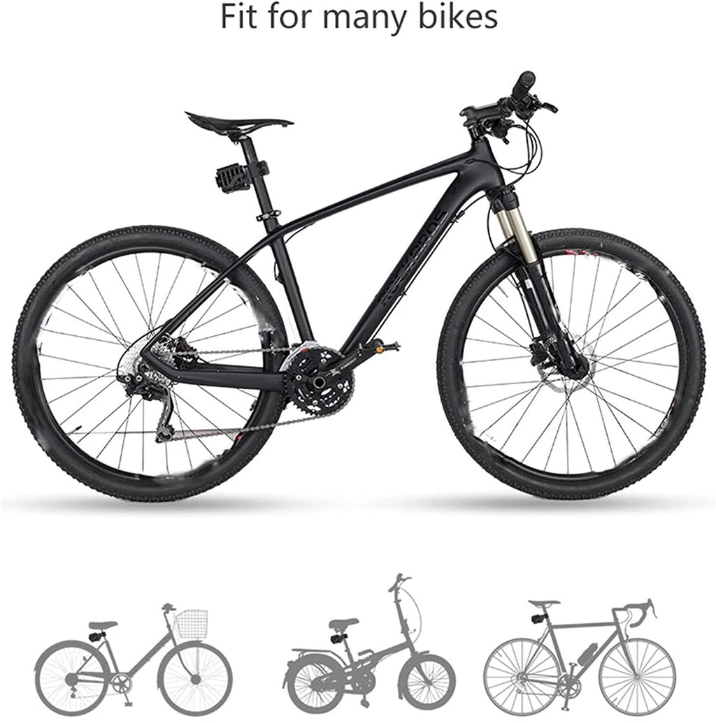 SQATDSBIKE Password Bike Bicycle Lock Mini Portable High Security Drill Resistant Lock Anti Theft Cylinder MTB Bicycle Accessories (Size : A)