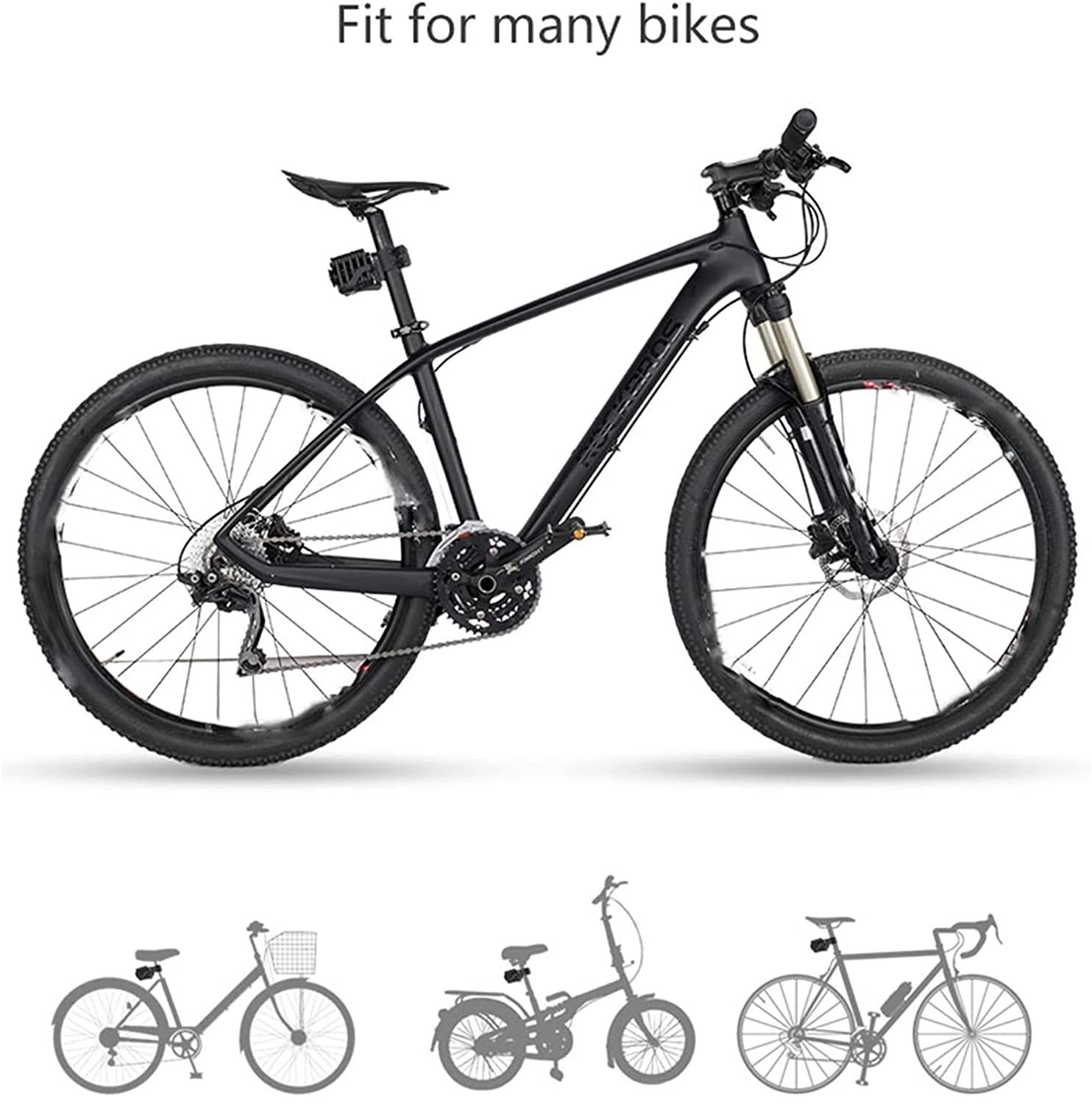 SQATDSBIKE Password Bike Bicycle Lock Mini Portable High Security Drill Resistant Lock Anti Theft Cylinder MTB Bicycle Accessories (Size : A)