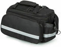 Bike Bag Bike Rear Pannier Bag Large Capacity Waterproof Multi-Function Bicycle Rack Rear Carrier Bag Expandable Bike Tail Seat Trunk Bag with Shoulder Strap Bicycle Accessories ( Color : As shown )