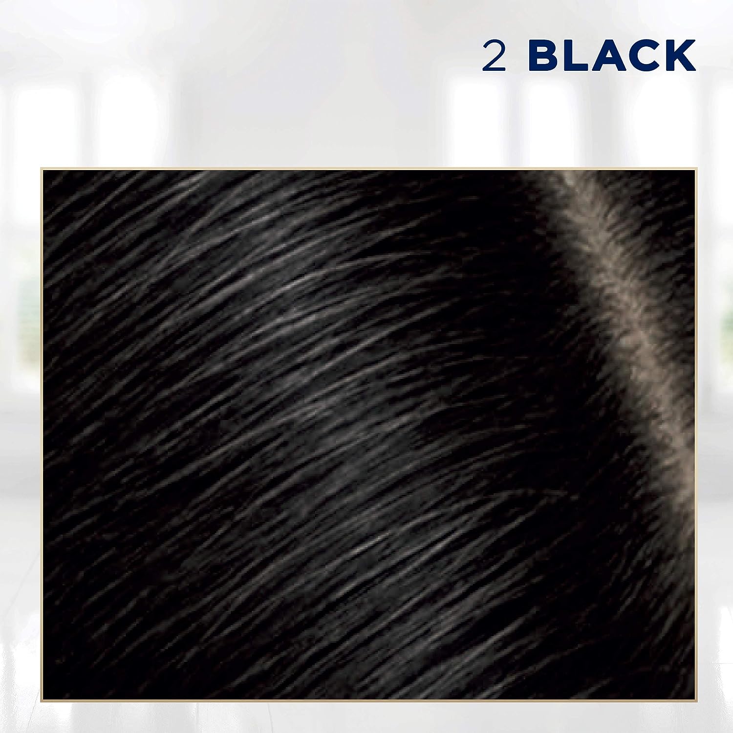 Clairol Root Touch-Up by Nice'n Easy Permanent Hair Dye, 2 Black Hair Color, (Pack of 2)