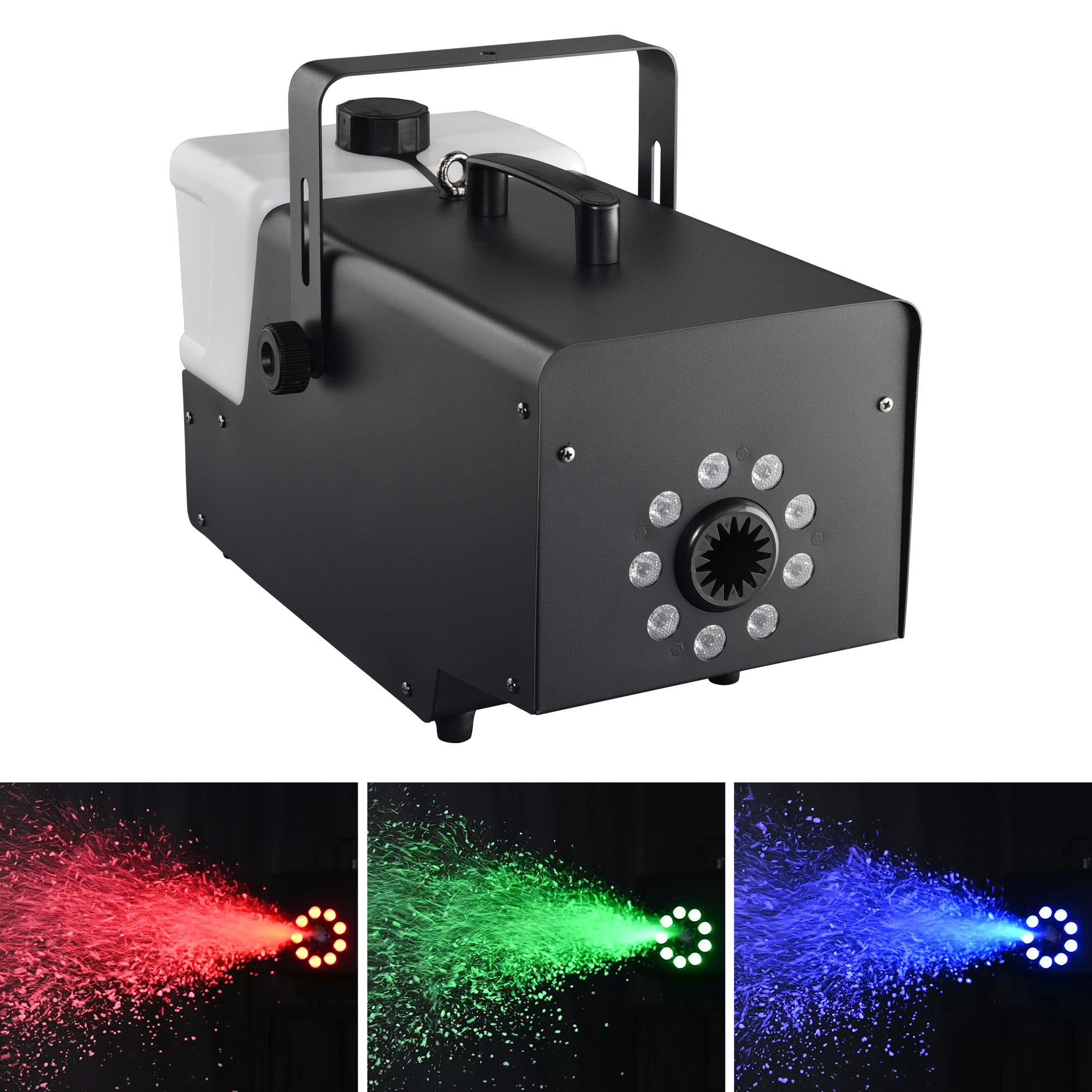 LHCER 1500w LED snow machine