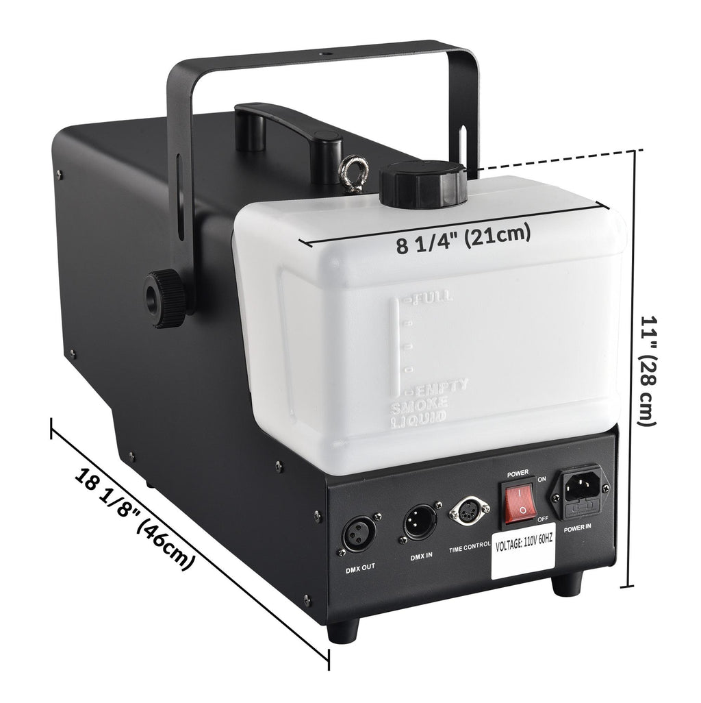 LHCER 1500w LED snow machine