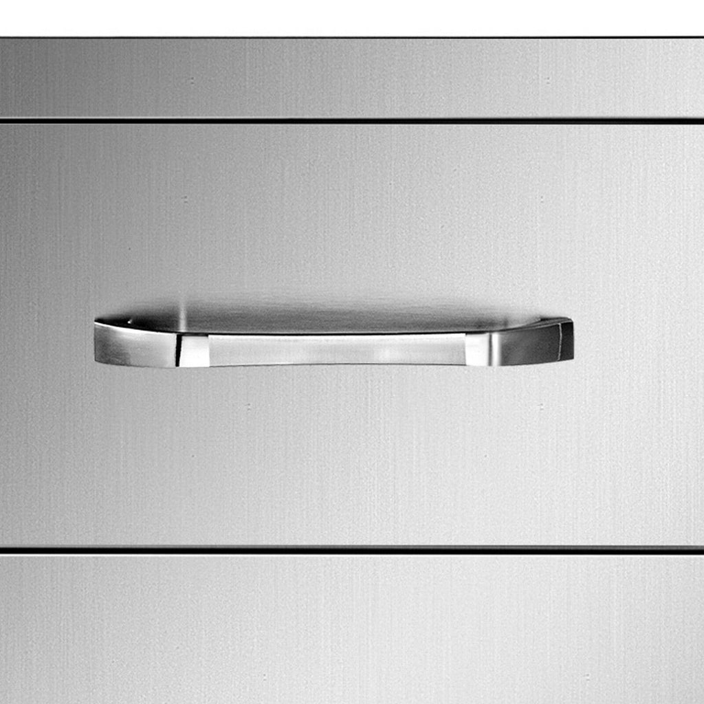 16"x21.5" Outdoor Kitchen Drawers Triple Access StoraBBQ Drawer Grill Station
