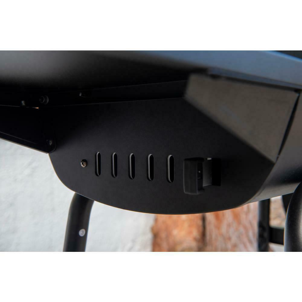 Barrel Charcoal Grill Smoker 29'' -in Temperature Gau2 Wheels