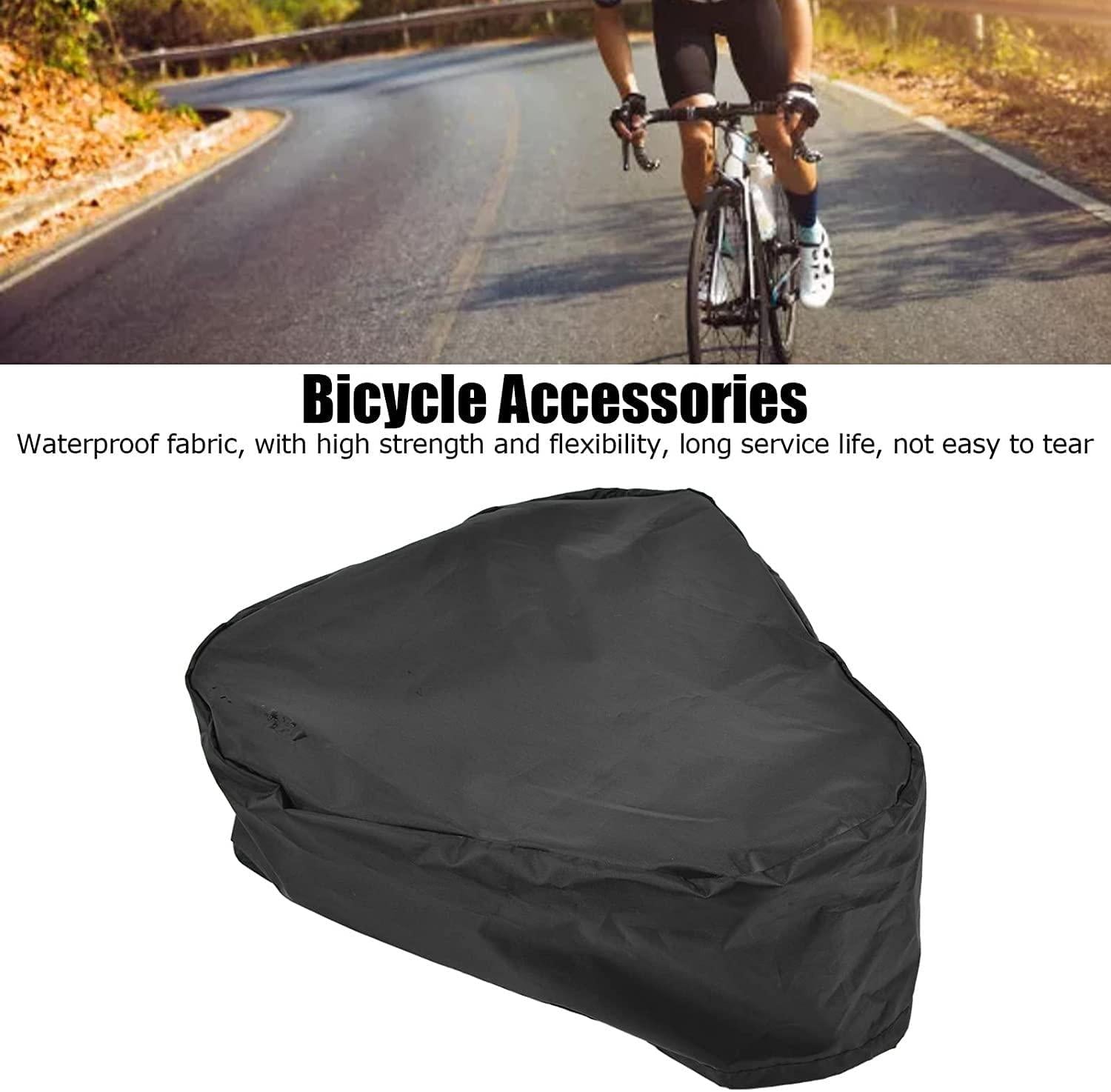 HAO BLAI Bike Saddle Cover, Convenient Practical Foldable Washable Bicycle Accessories，Protective Waterproof，for Cycling Accessories for Outdoor
