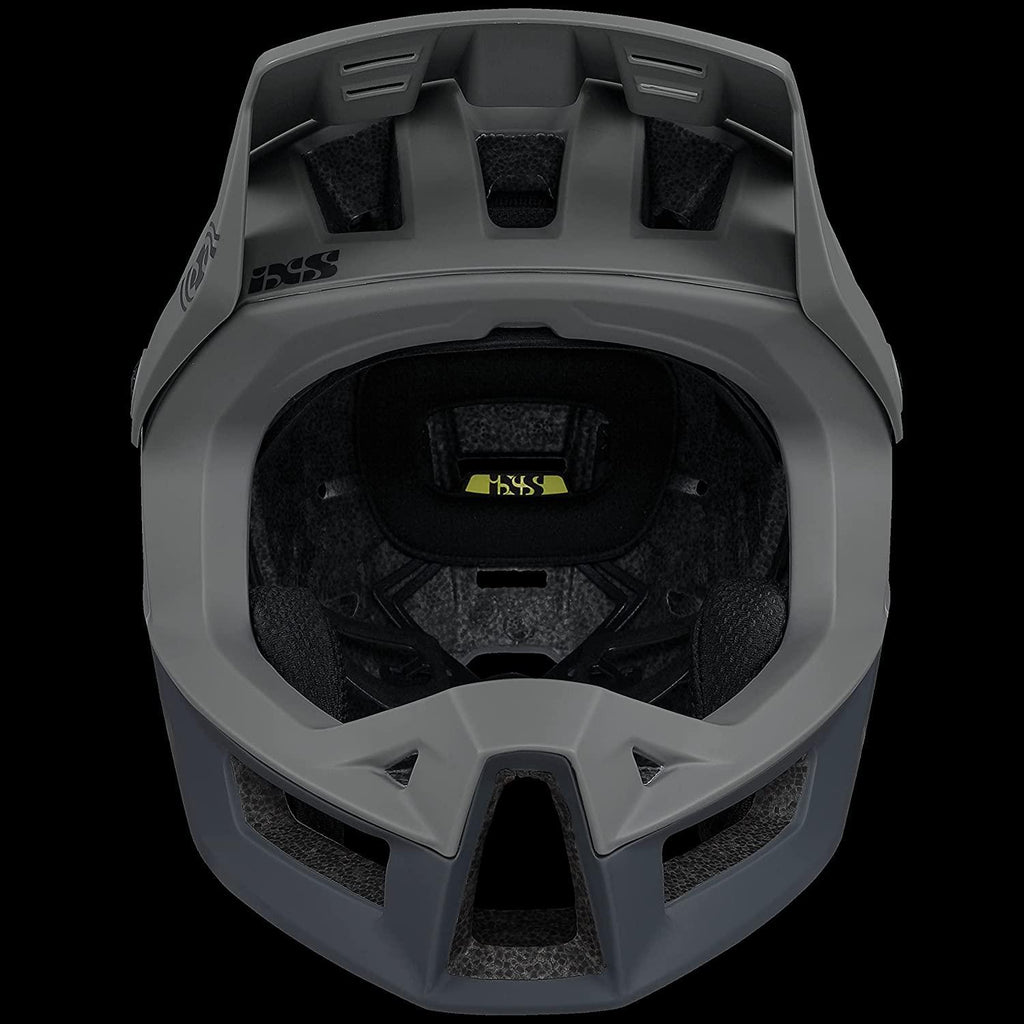 IXS Unisex Trigger FF Full Face All-Mountain Trail Enduro Protective Bike Helmet, Graphite, Small/Medium