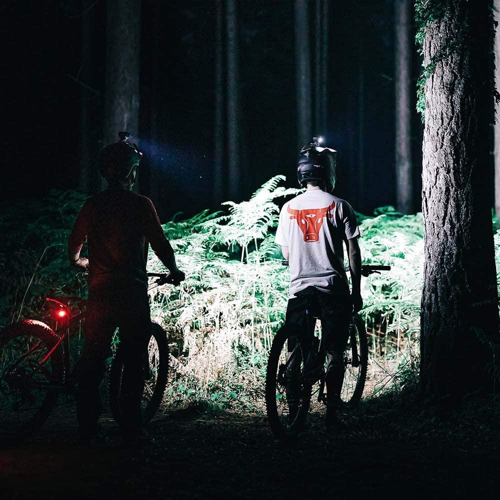Magicshine Monteer 6500S Zeus Mountain Bike Headlight, 6500 lumens of Actual max Output MTB Light with 3X CREE XHP50.2 and 2xXM-L2 Spot/Food/Combo Beams, 10,000mAh Super high Capacity Battery Pack
