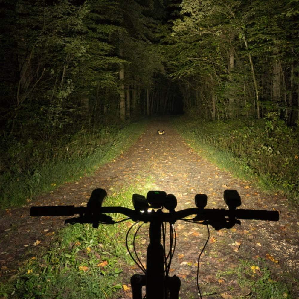 Magicshine Monteer 6500S Zeus Mountain Bike Headlight, 6500 lumens of Actual max Output MTB Light with 3X CREE XHP50.2 and 2xXM-L2 Spot/Food/Combo Beams, 10,000mAh Super high Capacity Battery Pack