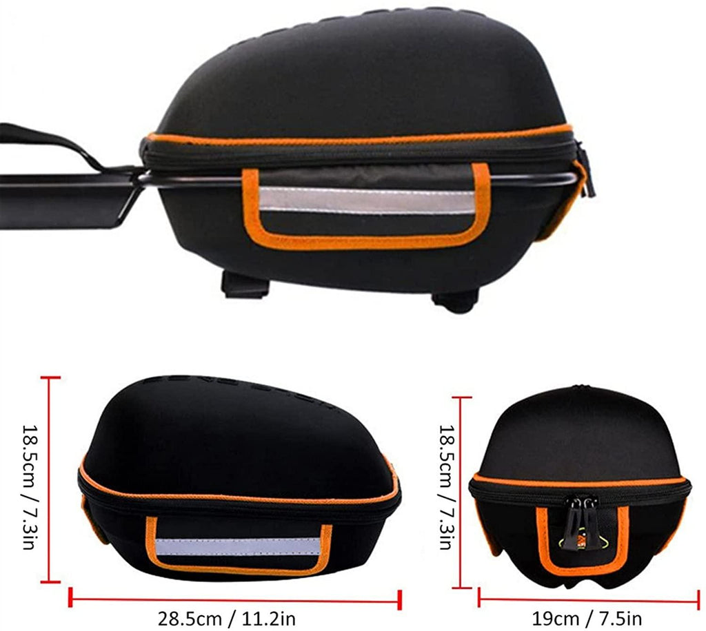 DALIZHAI777 Bike Bag Bike Trunk Bag Waterproof Quick-Release Bicycle Rear Rack Bag with Rain Cover Large Capacity Cycling Bike Cargo Bag Pannier with Taillight Rack Bicycle Accessories