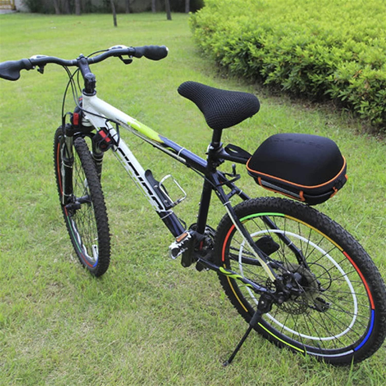 DALIZHAI777 Bike Bag Bike Trunk Bag Waterproof Quick-Release Bicycle Rear Rack Bag with Rain Cover Large Capacity Cycling Bike Cargo Bag Pannier with Taillight Rack Bicycle Accessories