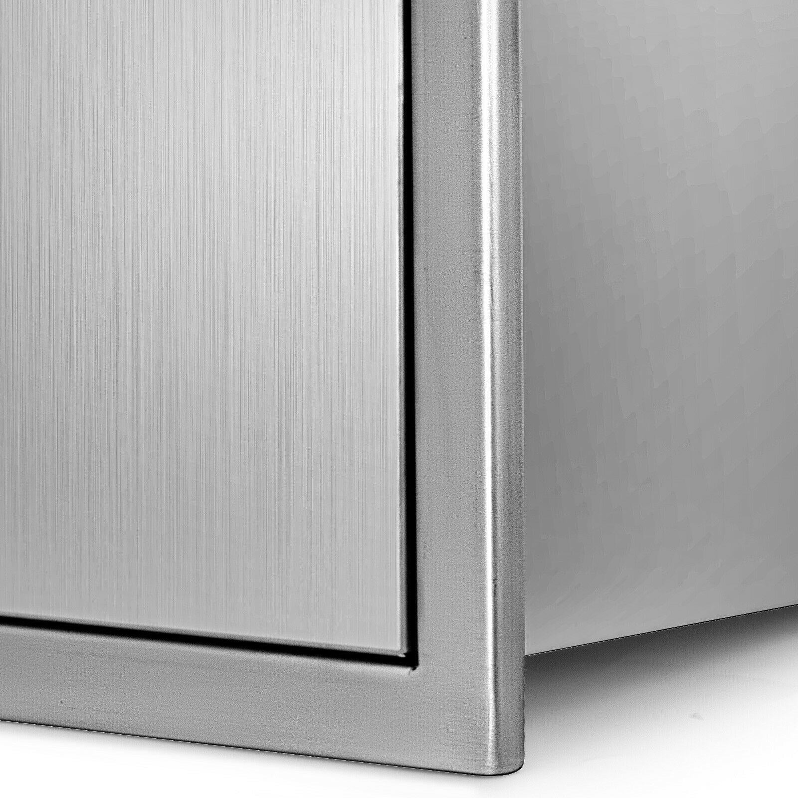 Outdoor Kitchen Drop-in Ice Chest Basin Insulated Wall Cooler Beer Beverage
