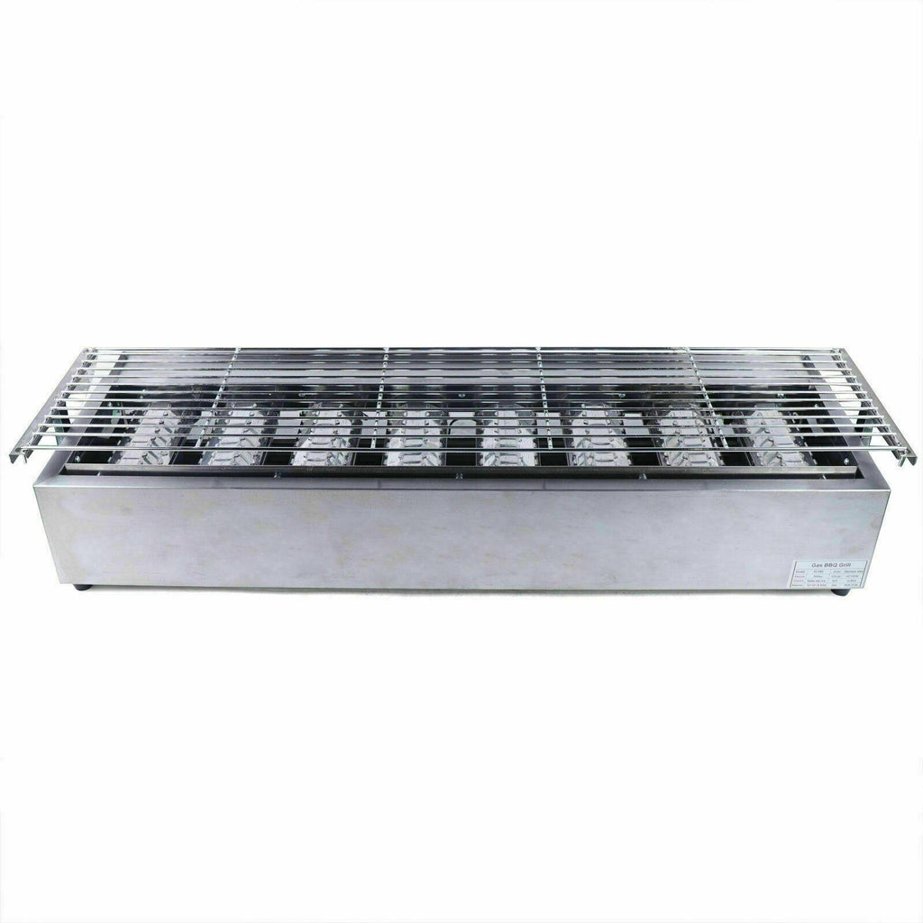 8 Burner CooGas BBQ Barbecue Grill LPG Commercial  Steel Gas Grill