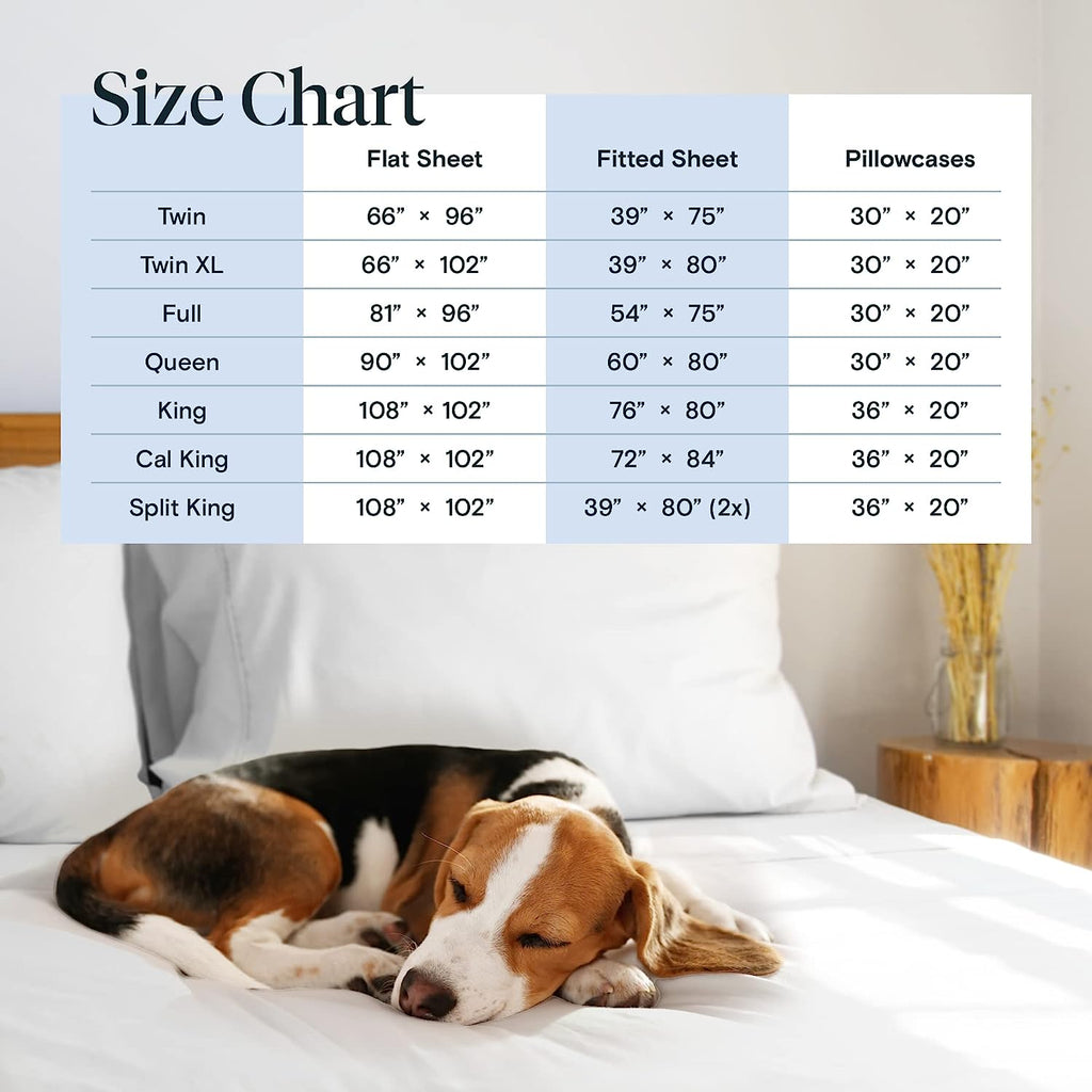 LuxClub 6 PC Queen Sheet Set Bamboo Sheets Deep Pockets 18" Eco Friendly Wrinkle Free Cooling Sheets Machine Washable Hotel Bedding Silky Soft - Snow White Fitted Sheet Queen Size