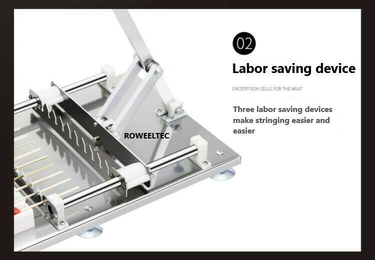 steel manual doner kebab meat skewer machine Sj