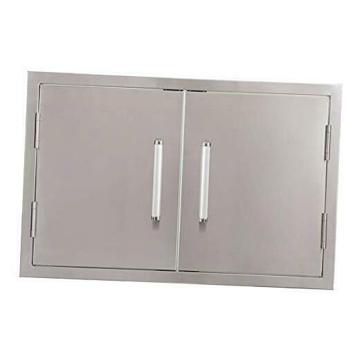 Outdoor Kitchen Double Access Doors,33x22 Inch BBQ Grill 33x22″
