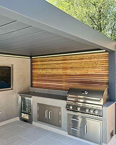 Outdoor Kitchen Double Access Doors,33x22 Inch BBQ Grill 33x22″