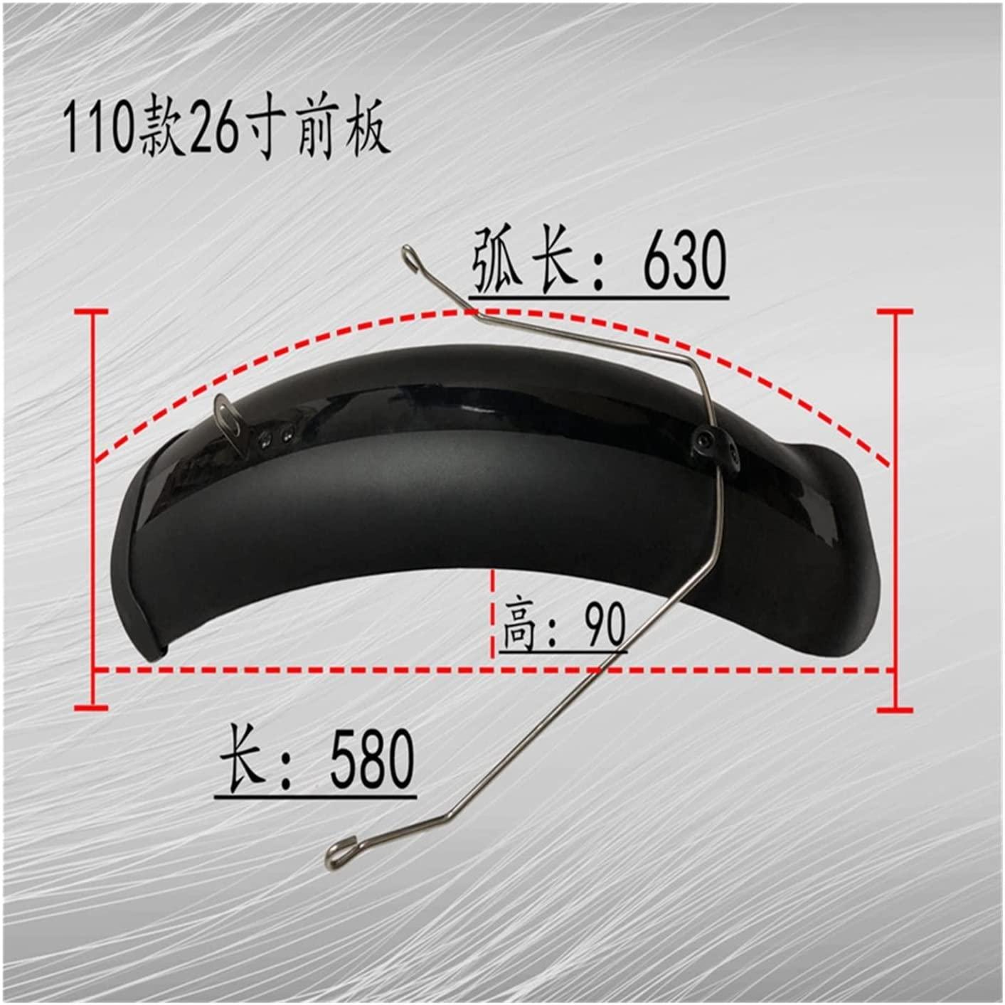 XINGHUA wangzai Store Snow Bike Fender 26"20" 24" All-Inclusive Fat Tire Car Dedicated 4.0 Wide 110MM ATV Mud Tiles (Color : 26 inch)