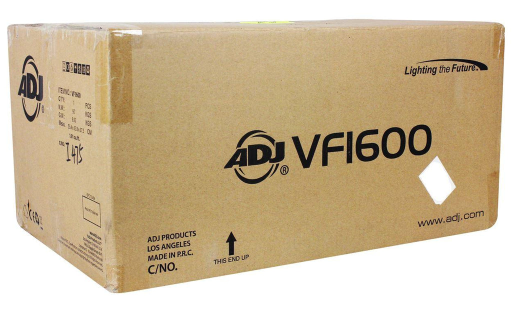 American DJ VF1600 Mobile DMX Fog Machine W/ Wired & Wireless Remotes+(2) Scrims
