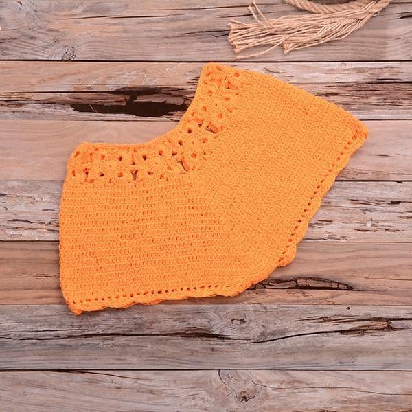 crochet knitted top and bottom
