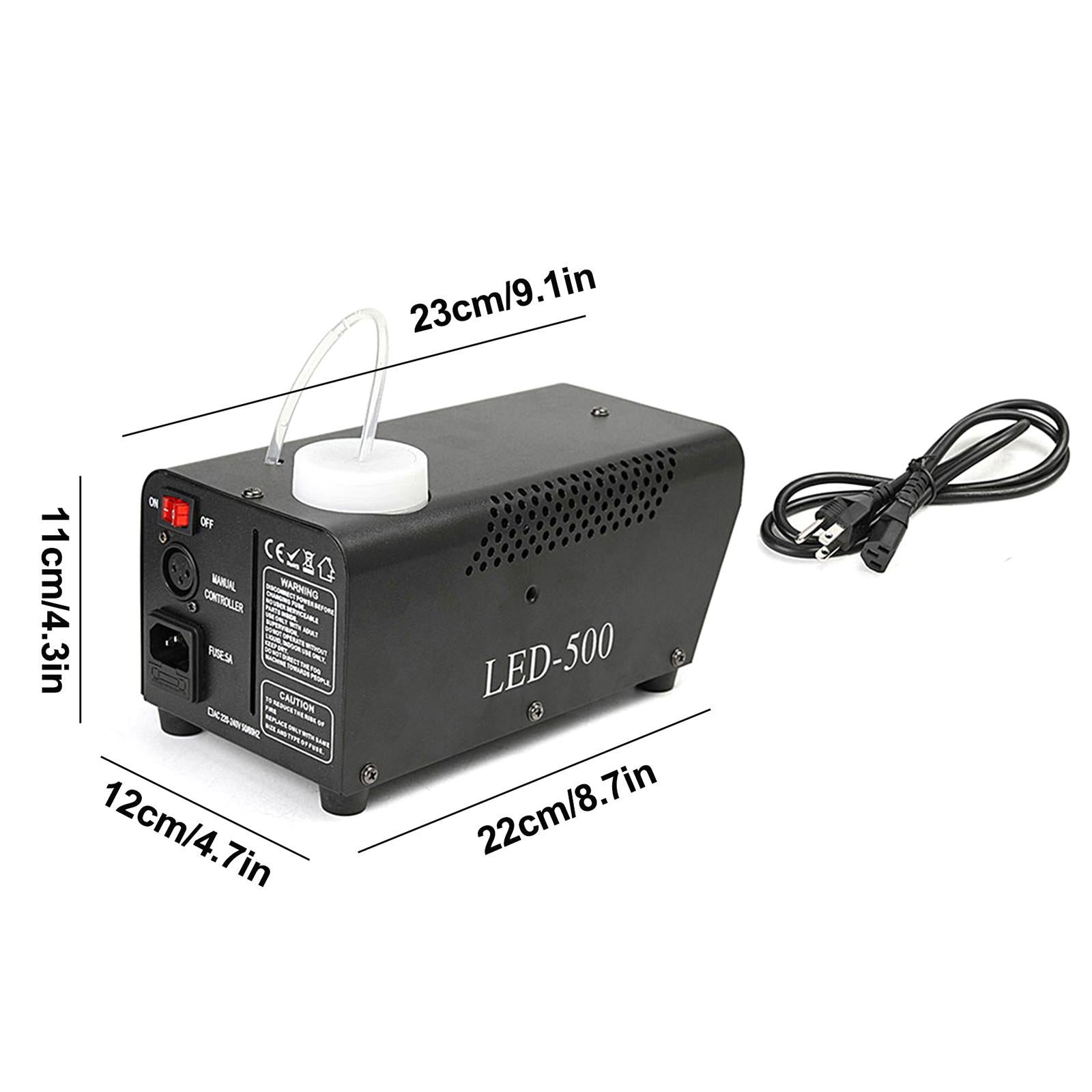 Viafly LED 500W Fog Smoke Machine Remote RGB Color Smoke Ejector LED QWEGF8619