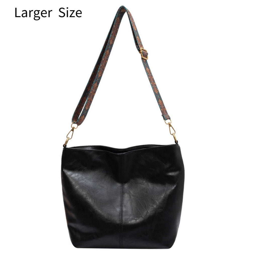 Geometric Strap Hobo Bag, LarCapacity Crossbody Bag, Women's Retro Style Shoulder Bag