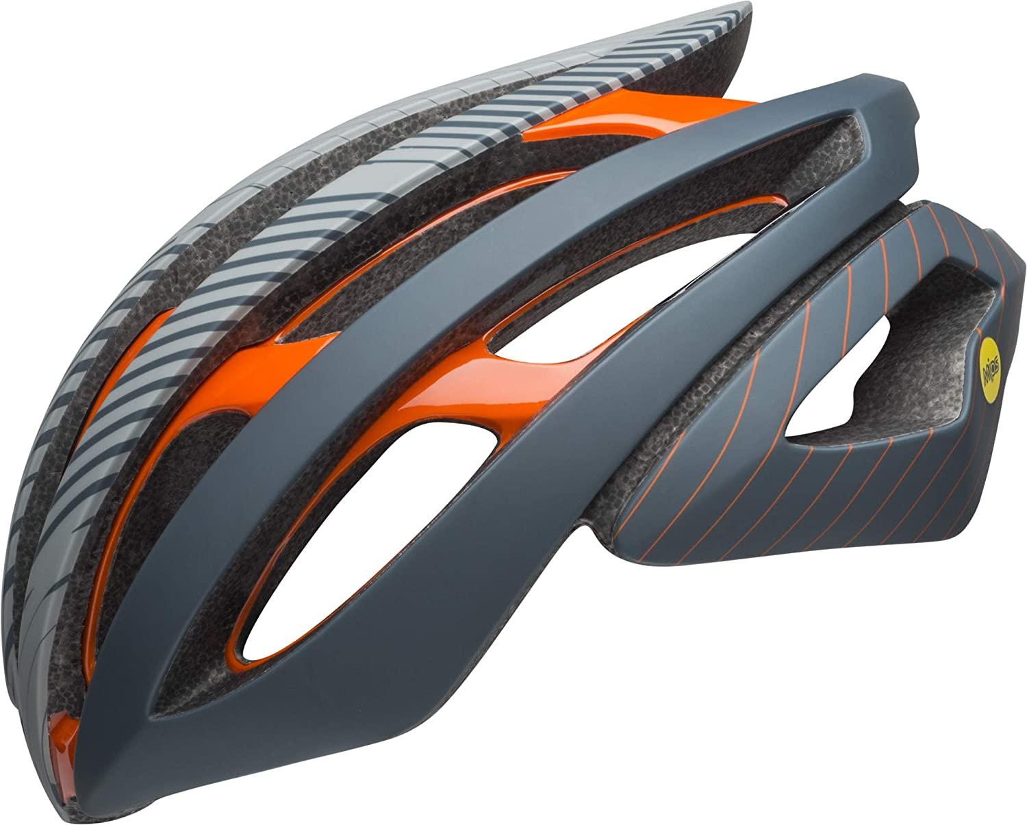 BELL Z20 MIPS Adult Road Bike Helmet - Shade Matte/Gloss Slate/Gray/Orange (2019), Small (52-56 cm)