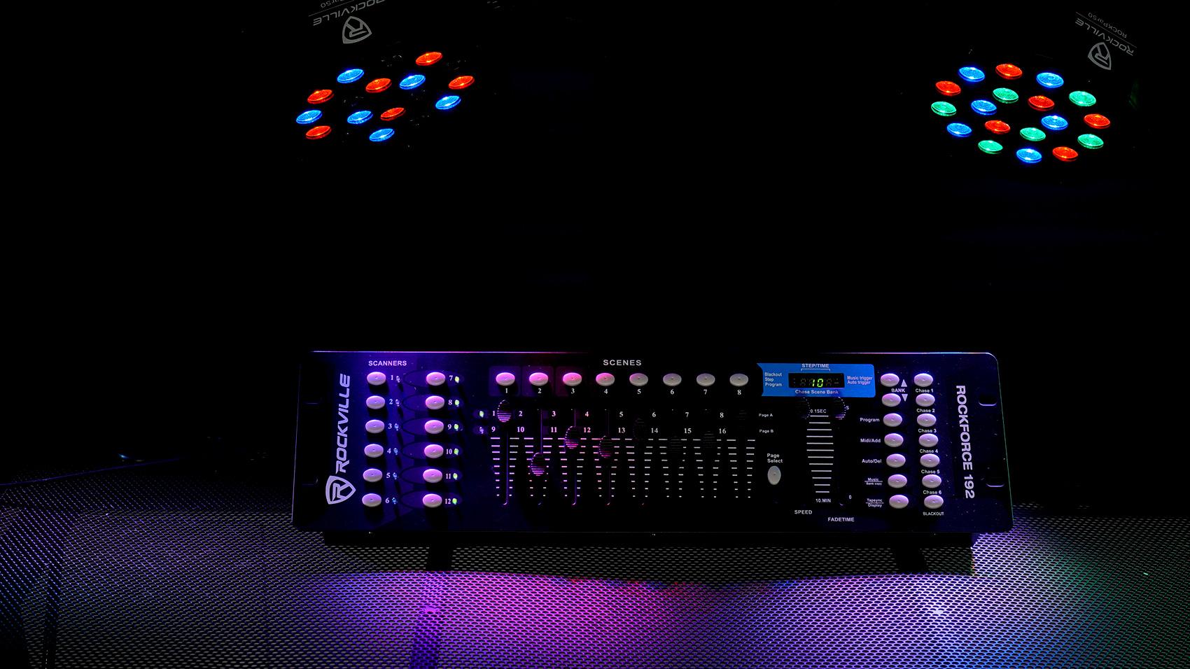 American DJ Fog Fury Jett Vertical Fog Machine+Wireless Remote+DMX Controller