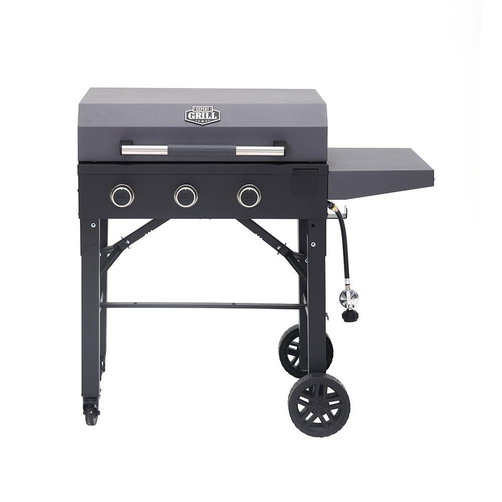 Outdoor 28" Grill CooBBQ Portable Propane Flat Cook Top Burner Gas Griddle
