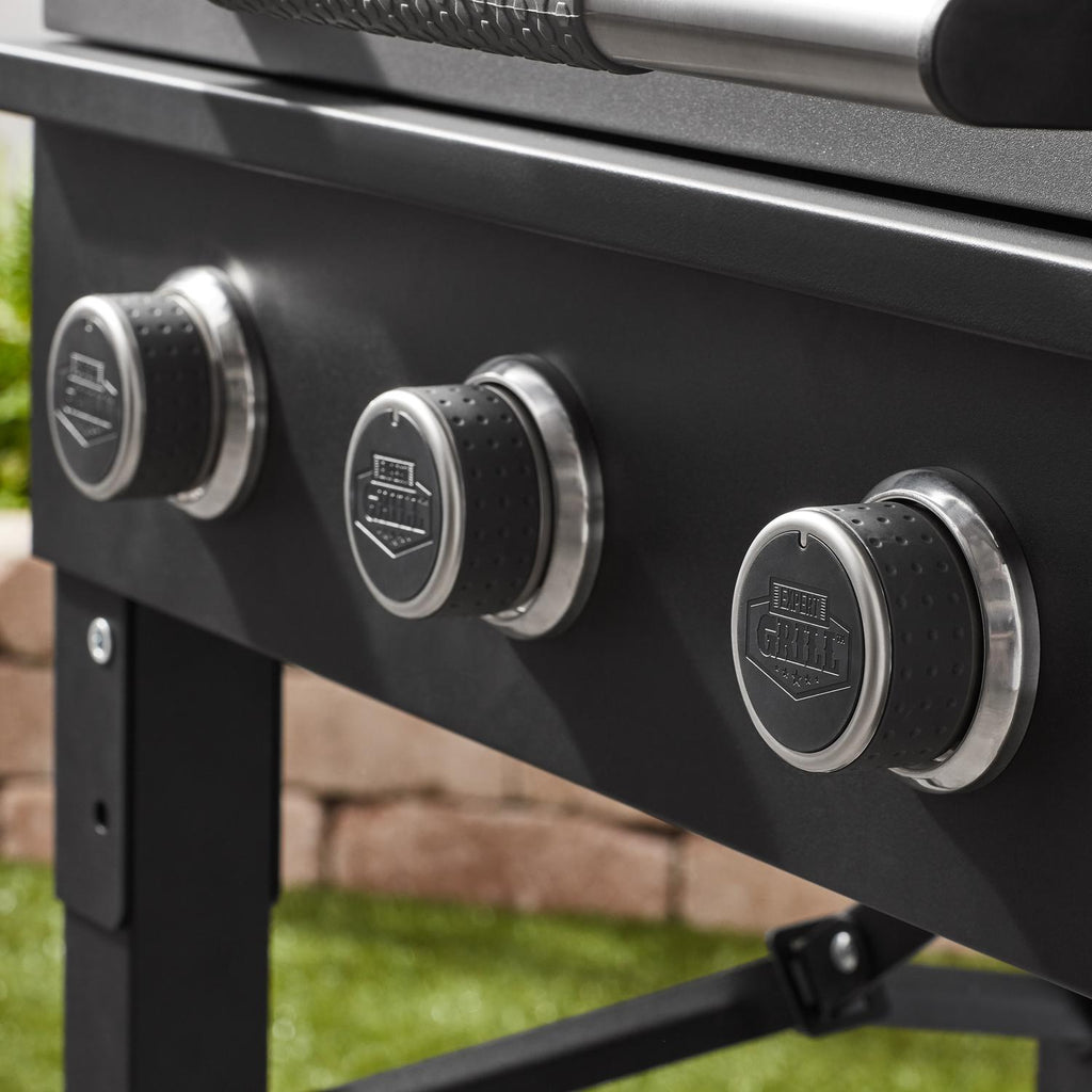 Outdoor 28" Grill CooBBQ Portable Propane Flat Cook Top Burner Gas Griddle