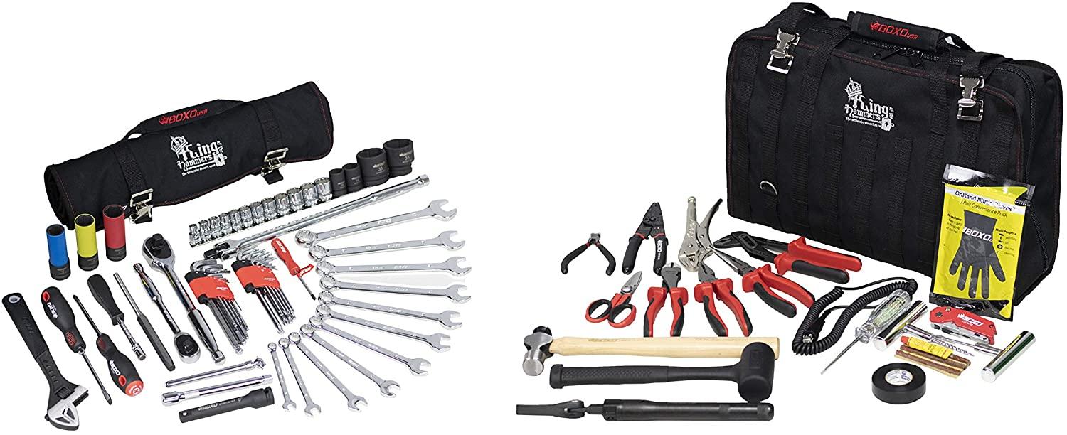 BOXO USA Heavy Duty Off-Road of Hammers KOH Tool Bag & 80 Piece Tool Set PA917