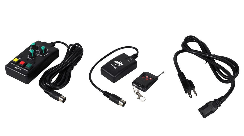 American DJ VF1600 1500w Mobile DMX Fog Machine+Wired/Wireless Remotes+Rockpar