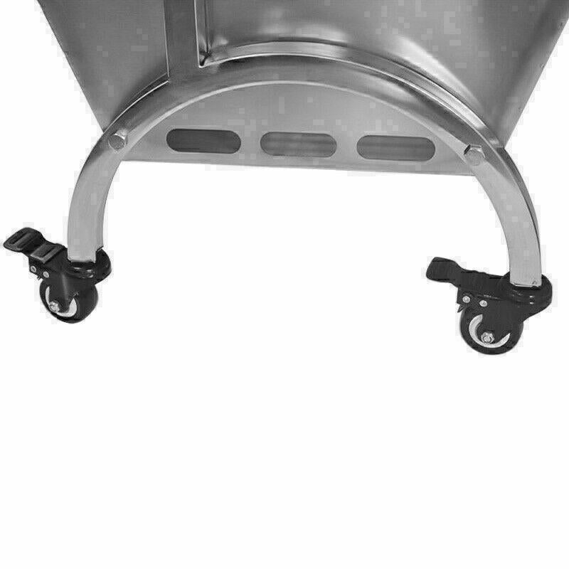 Lar Steel BBQ Pig Lamb Goat Chicken Spit Roaster Rotisserie Spit 46"