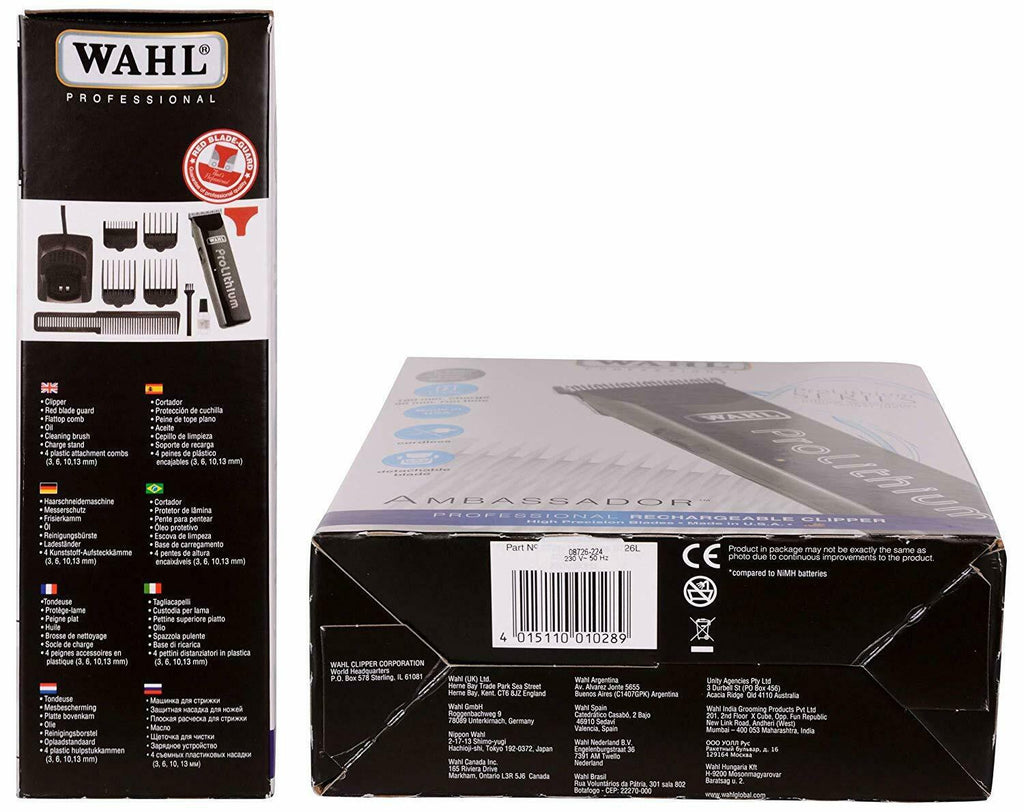 Wahl Professional Trimmer Ambassador Series Rechargeable for US Parker Pen