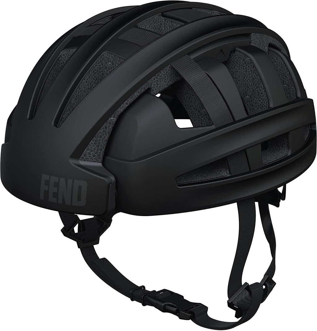 FEND One Foldable Bike Helmet - Adult Mens and Womens Bike Helmet - Safety Certified for Bicycle Road Bike Scooter Cycling Commuter Helmet
